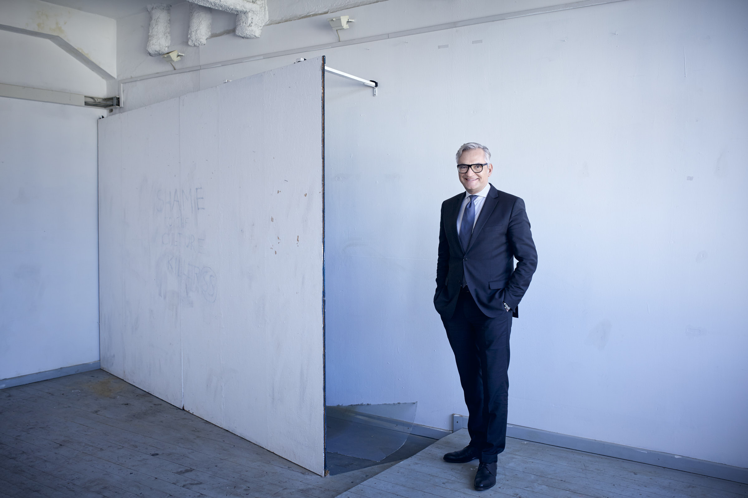 Sebastian Klatt am 04.03.2016 im ehemaligen Kulturhaus "Tacheles" in Berlin-Mitte